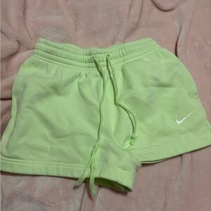 ⭐️ lime, green Nike shorts women’s small
